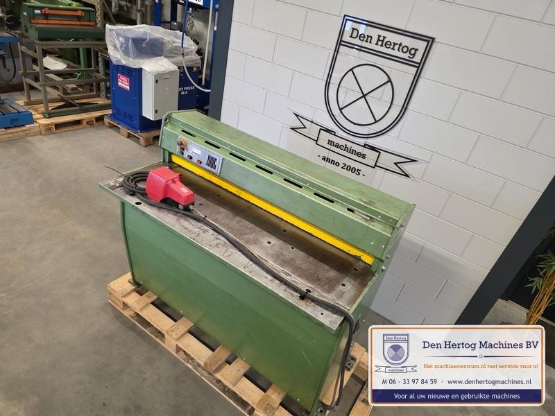 JORG knipschaar knipbank plaatschaar guillotineschaar 1250x2, Ophalen, Gebruikt