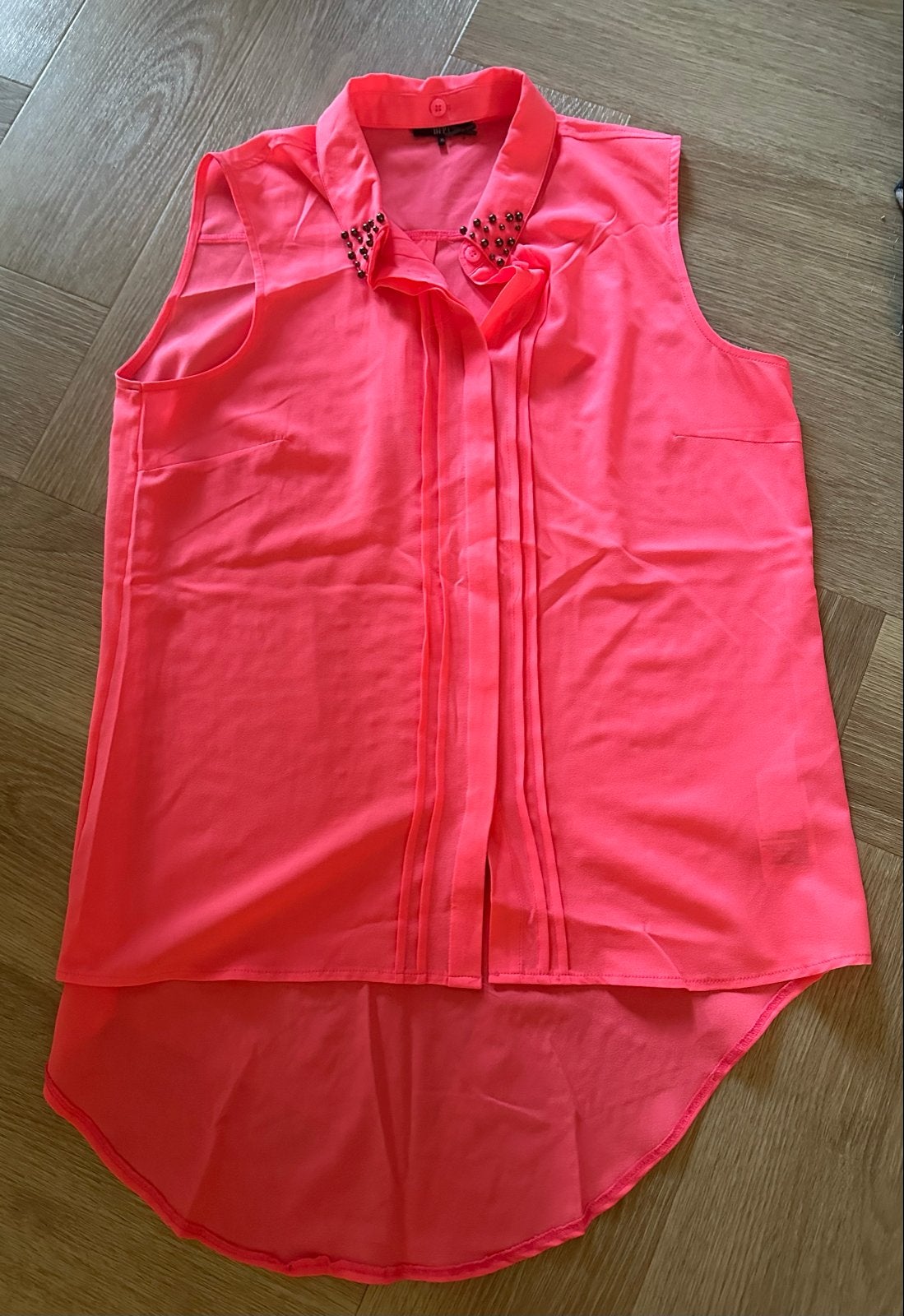Roze mouwloze blouse met studs van Dept, Maat 46/48 (XL) of groter, Ophalen of Verzenden, Zo goed als nieuw, Roze