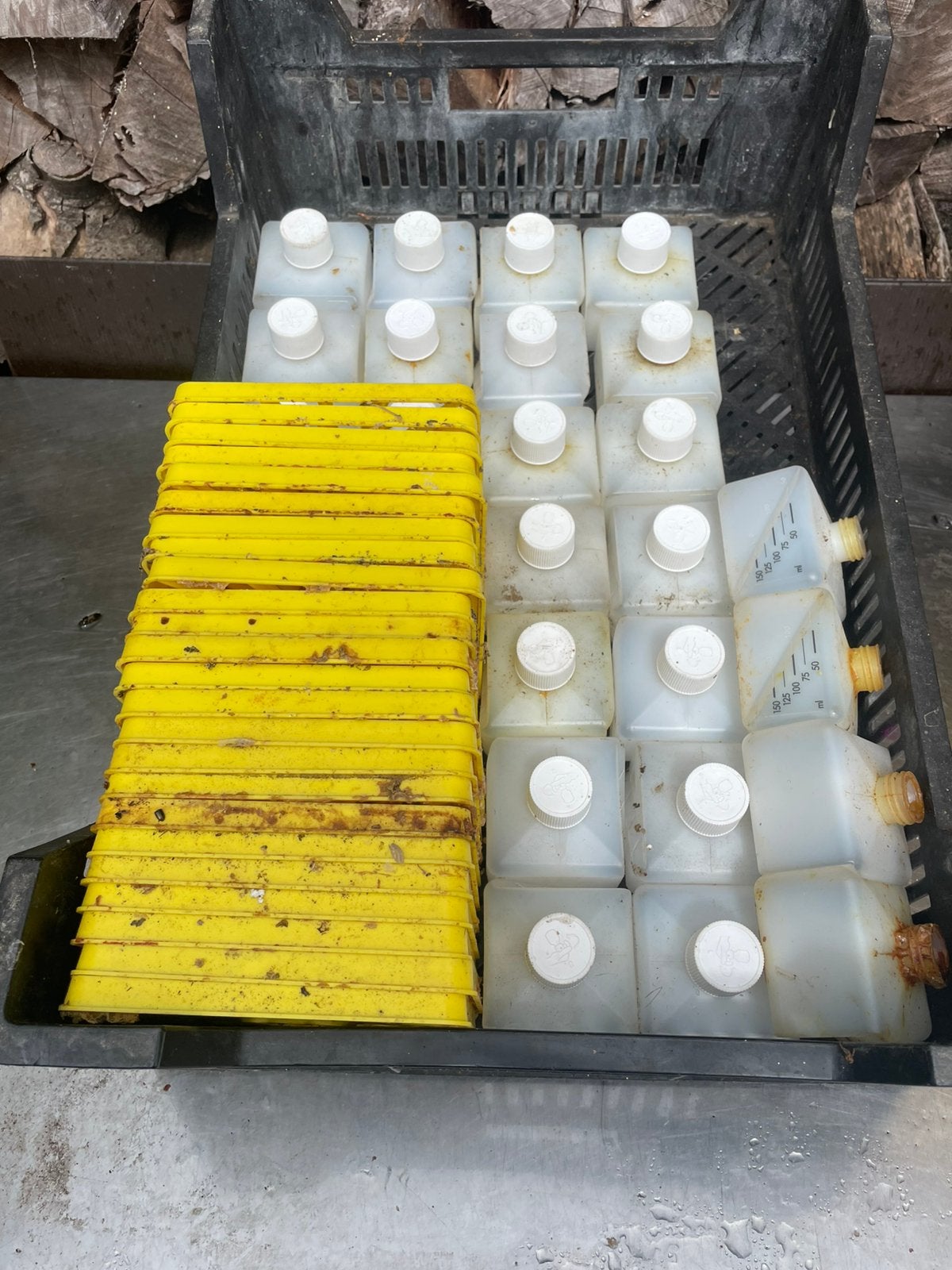 Liebig anti varroa dispensers, Bijen