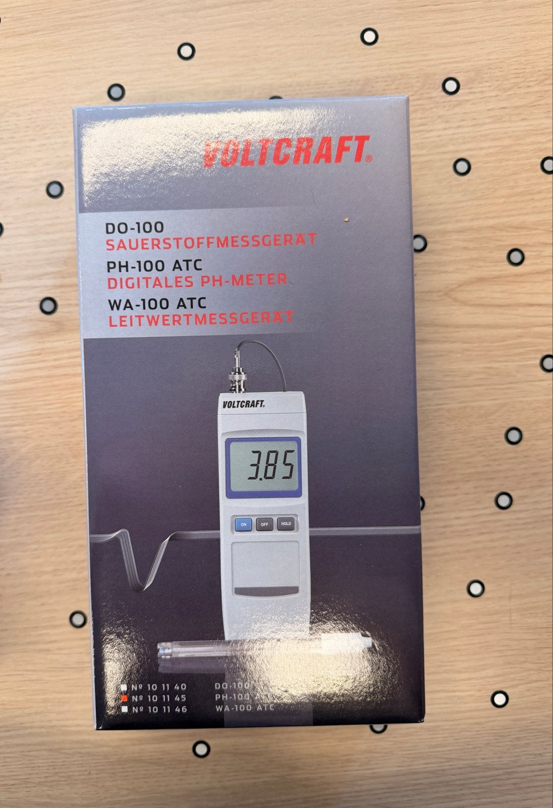 Voltcraft DO-100 PH meter, Doe-het-zelf en Verbouw, Meetapparatuur, Nieuw, Overige meters, Ophalen