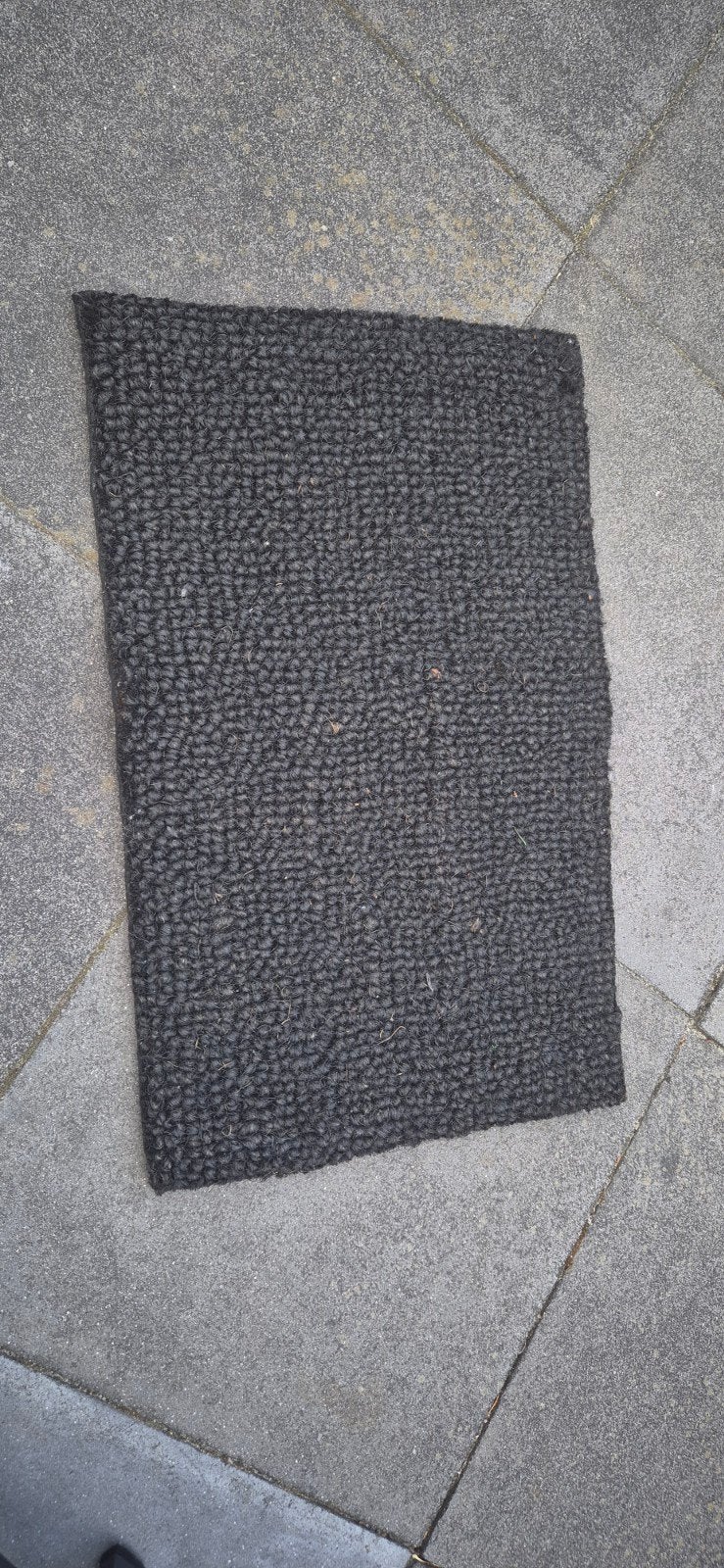 Vtwonen Kokosmat Zwart 50x80 cm, Tuin en Terras, Deurmatten, Ophalen, Schoonloopmat, Zo goed als nieuw, Kokos