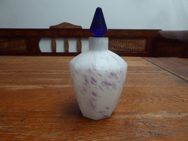 Opaline flesje met stop (1), Antiek en Kunst, Ophalen of Verzenden