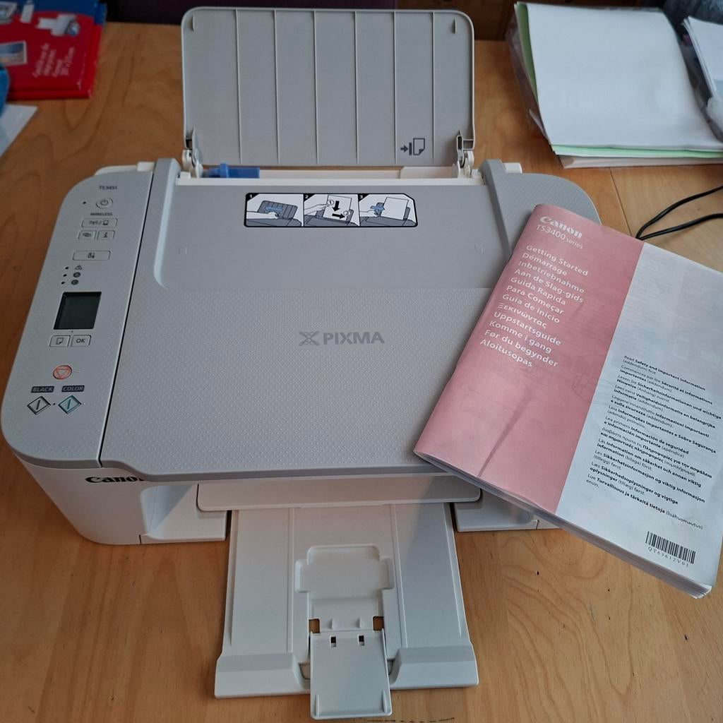 Canon Pixma TS3451 All-in-One Inkjetprinter z.g.a.n., Computers en Software, Printers, Kleur printen, Canon, Inkjetprinter, All-in-one