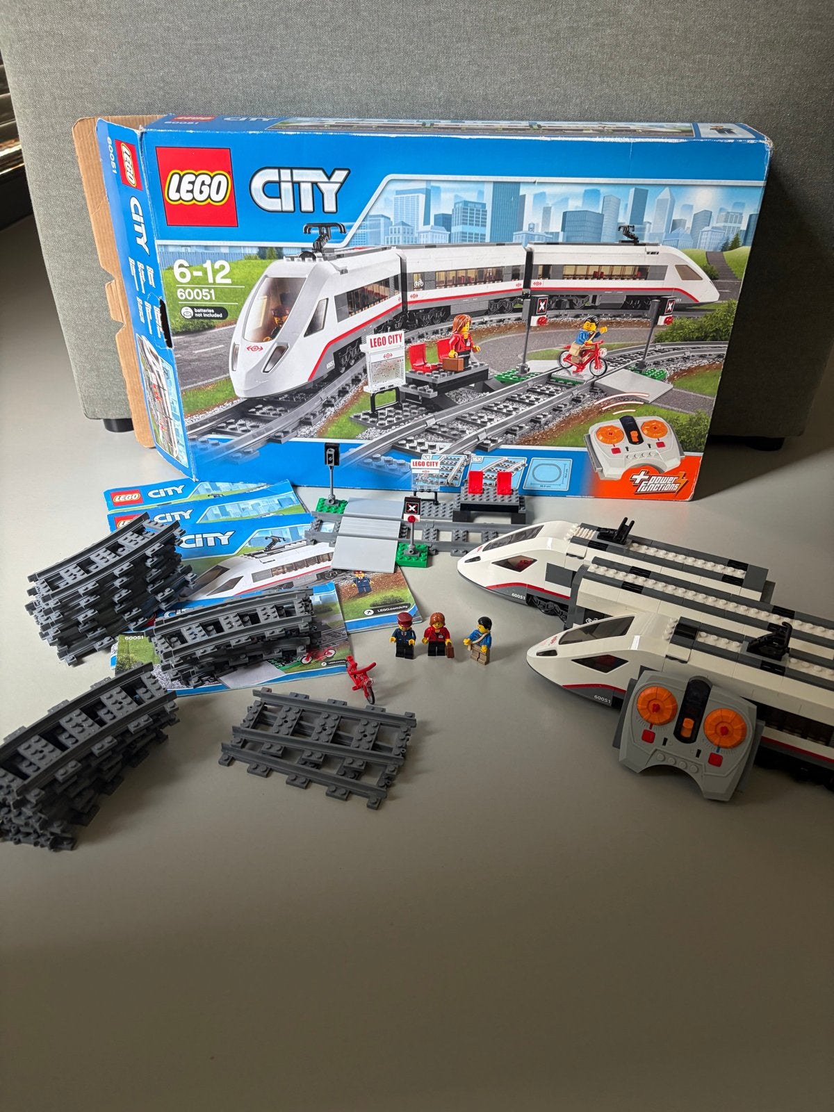 Lego City Trein 60051 - Hogesnelheidstrein met afstandsbedie, Kinderen en Baby's, Speelgoed | Duplo en Lego, City, Lego, Ophalen of Verzenden
