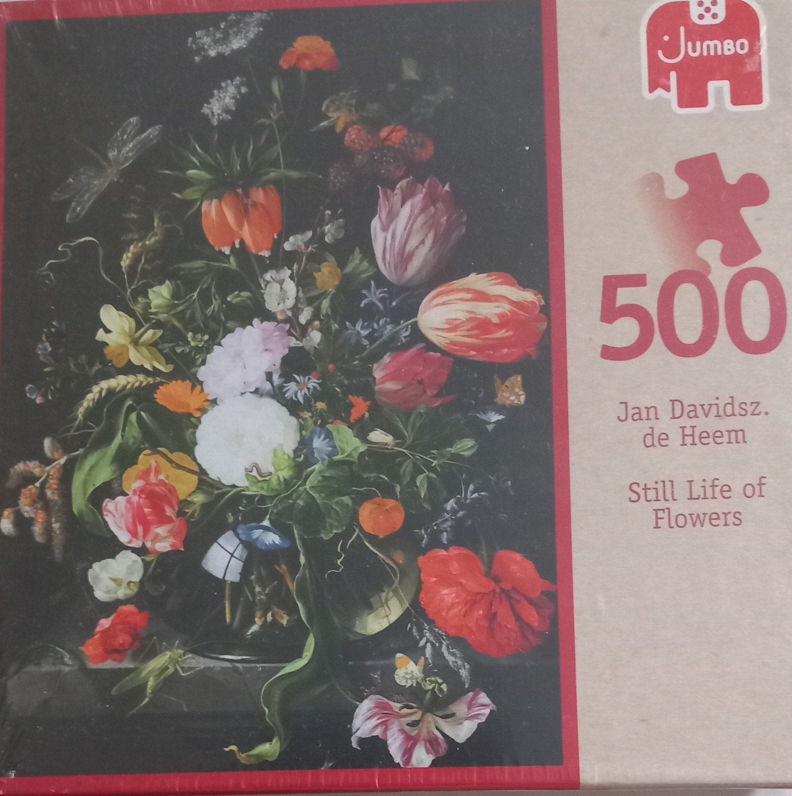 Jumbo Legpuzzel 500 stukjes - Jan Davidsz. de Heem, Ophalen of Verzenden, 500 t/m 1500 stukjes, Nieuw, Legpuzzel
