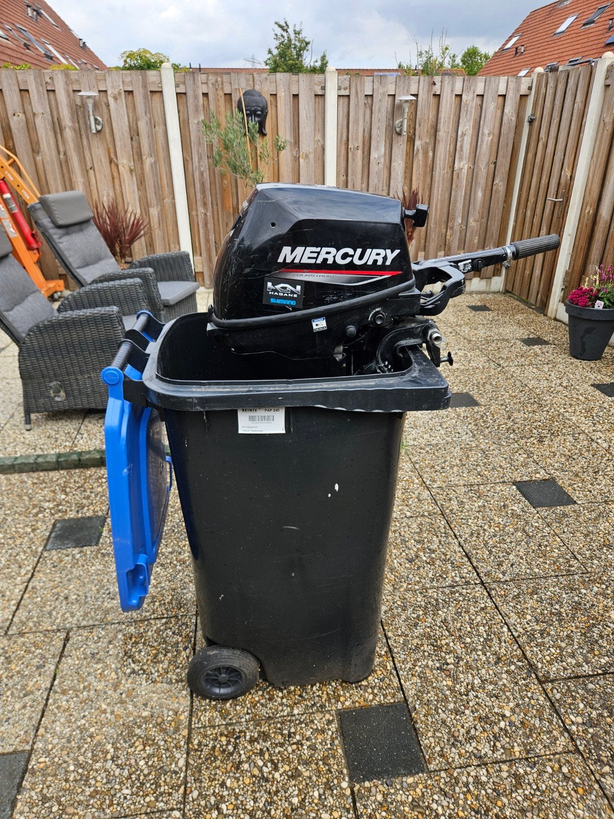 Mercury kortstaart 9.9pk 4-takt perfecte staat️, Ophalen, 5 tot 10 pk, Viertaktmotor, Zo goed als nieuw