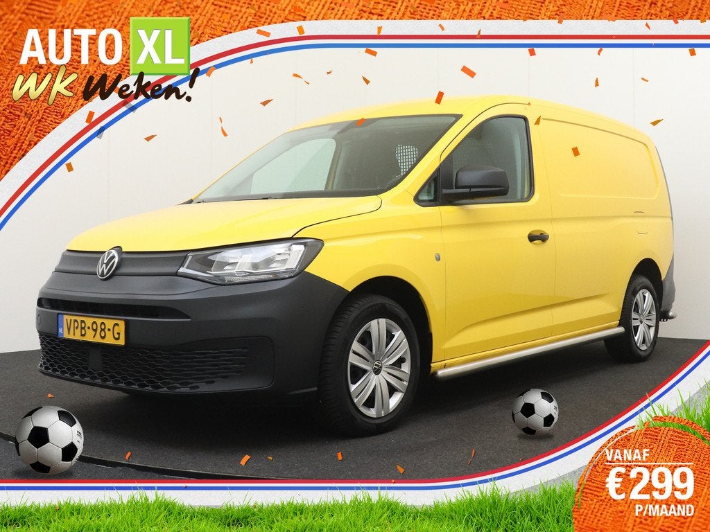 Volkswagen Caddy Cargo Maxi 2.0 75 PK TDI Comfort Camera Car, Voorwielaandrijving, Stof, Gebruikt, 4 cilinders