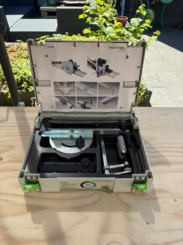 Festool FS-SYS geleiderail systeem accessoires, Ophalen of Verzenden, Gebruikt