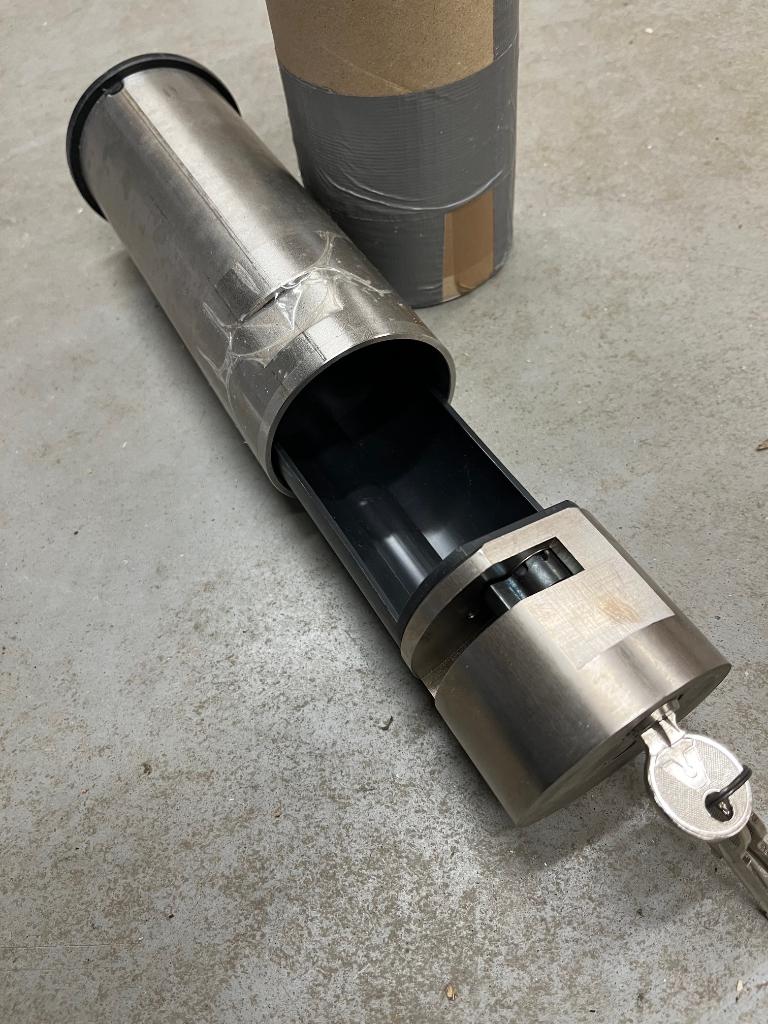 Sleutelbuis 70mm ankerslot, Ophalen of Verzenden, Nieuw, Rvs, Overige typen