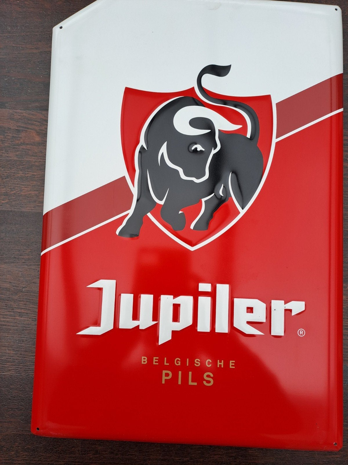 Te koop, Jupiler reclame bord., Ophalen, Zo goed als nieuw, Reclamebord