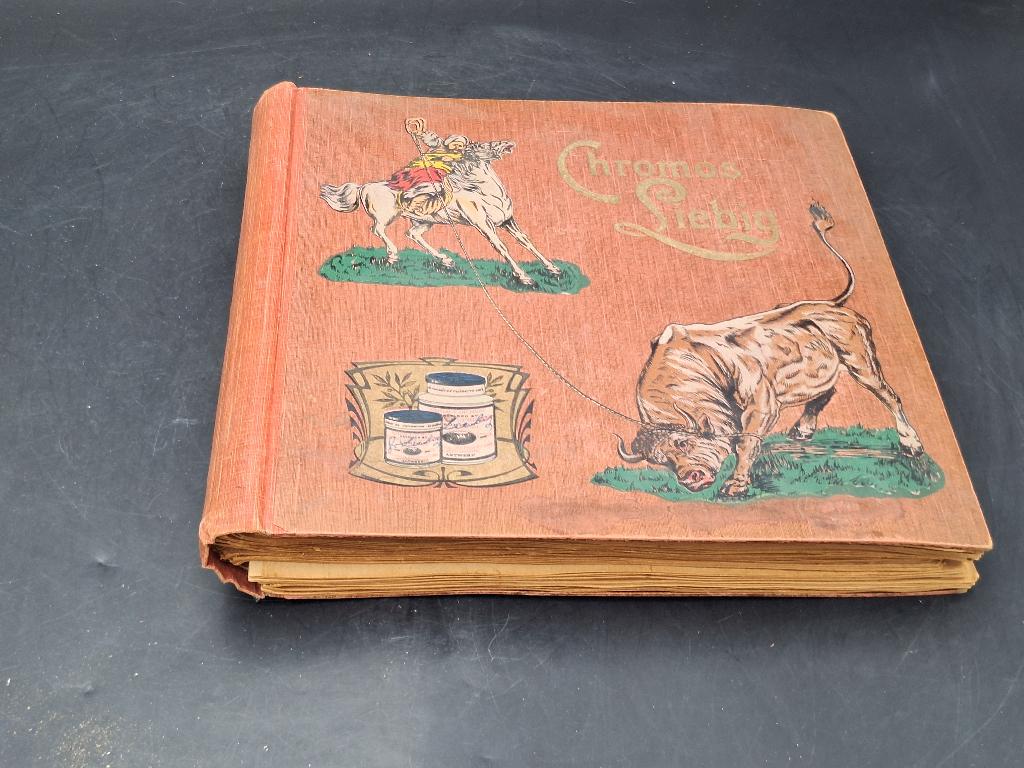oud verzamel album Chromos Liebig begin 1900, Ophalen of Verzenden