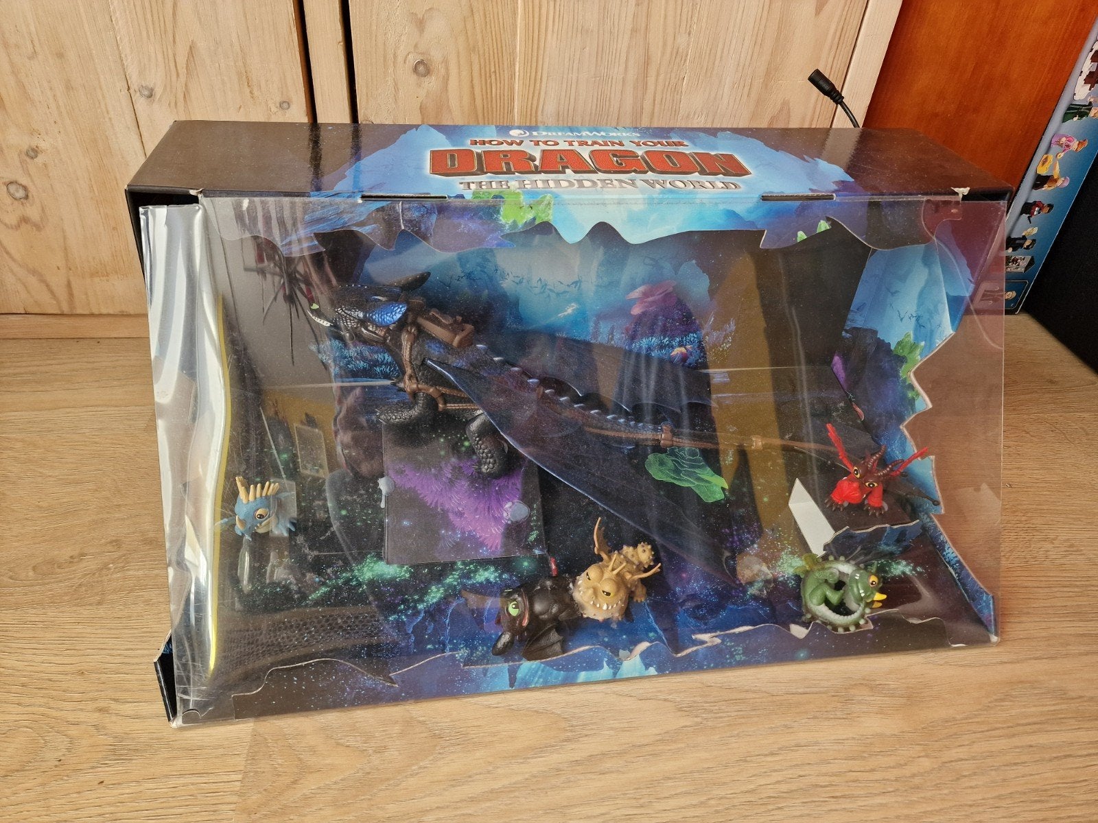 DreamWorks Dragons: The Hidden World speelset met licht, Ophalen of Verzenden, Zo goed als nieuw