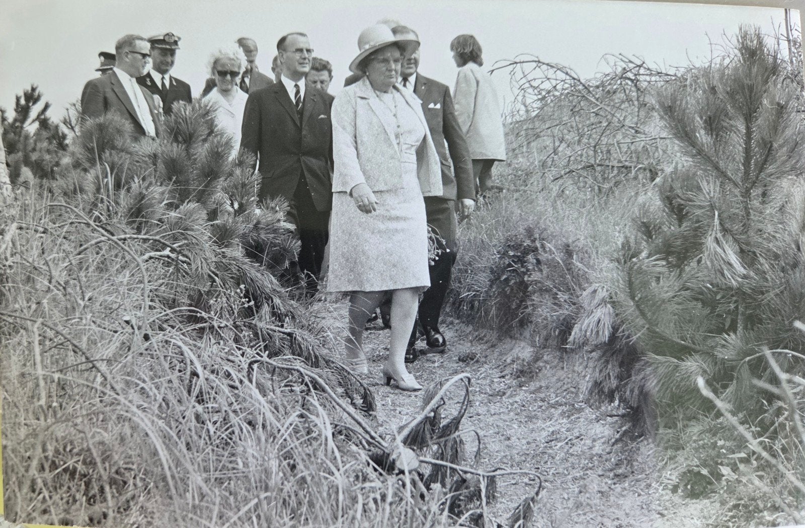 Koningin Juliana op Texel 1969 bij De Koog, Ophalen of Verzenden, 1960 tot 1980