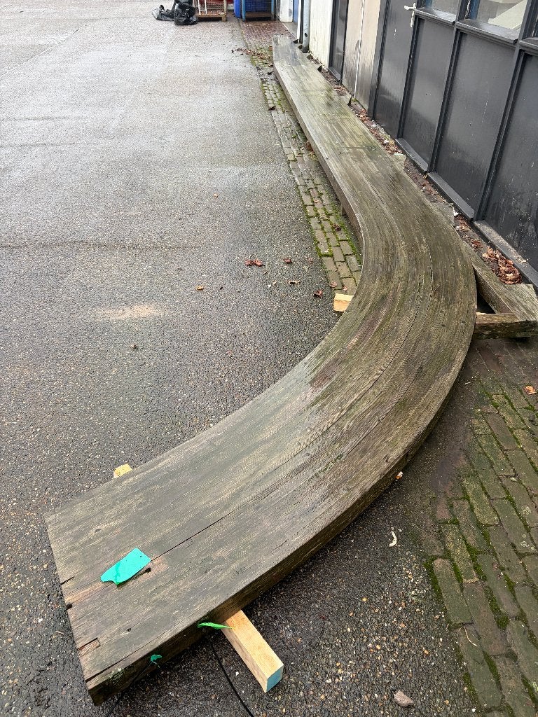 Gelamineerde spanten balken balkhout constructiehout ( 922 ), Doe-het-zelf en Verbouw, Ophalen, Gebruikt, Balk, Vuren