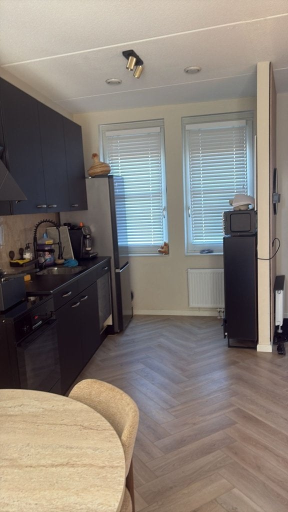 Keuken, Huis en Inrichting, Ophalen, Zo goed als nieuw, Zwart, Enkelwandige keuken