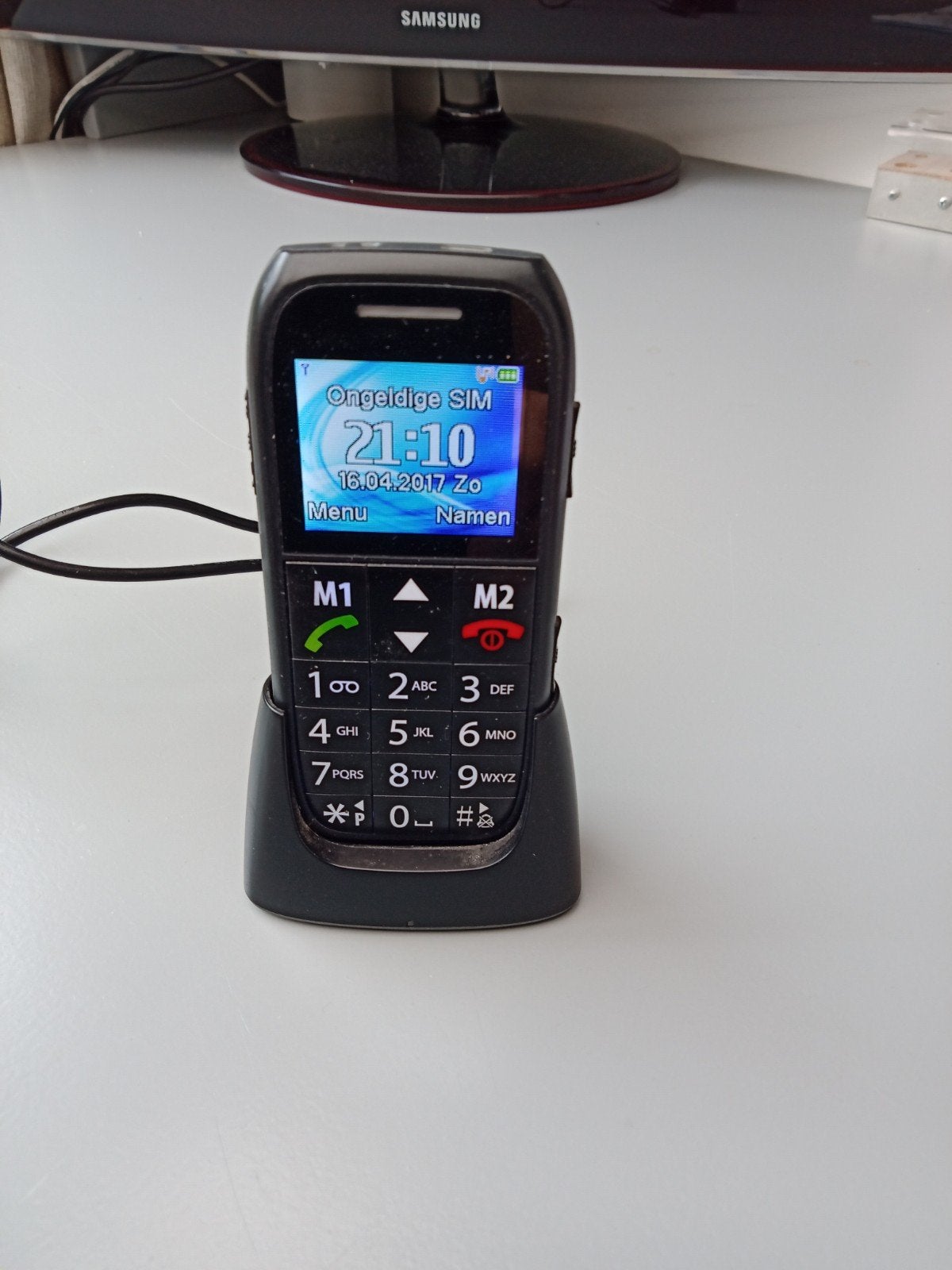 Fysic senioren gsm met SOS knop, Ophalen of Verzenden, 1 handset