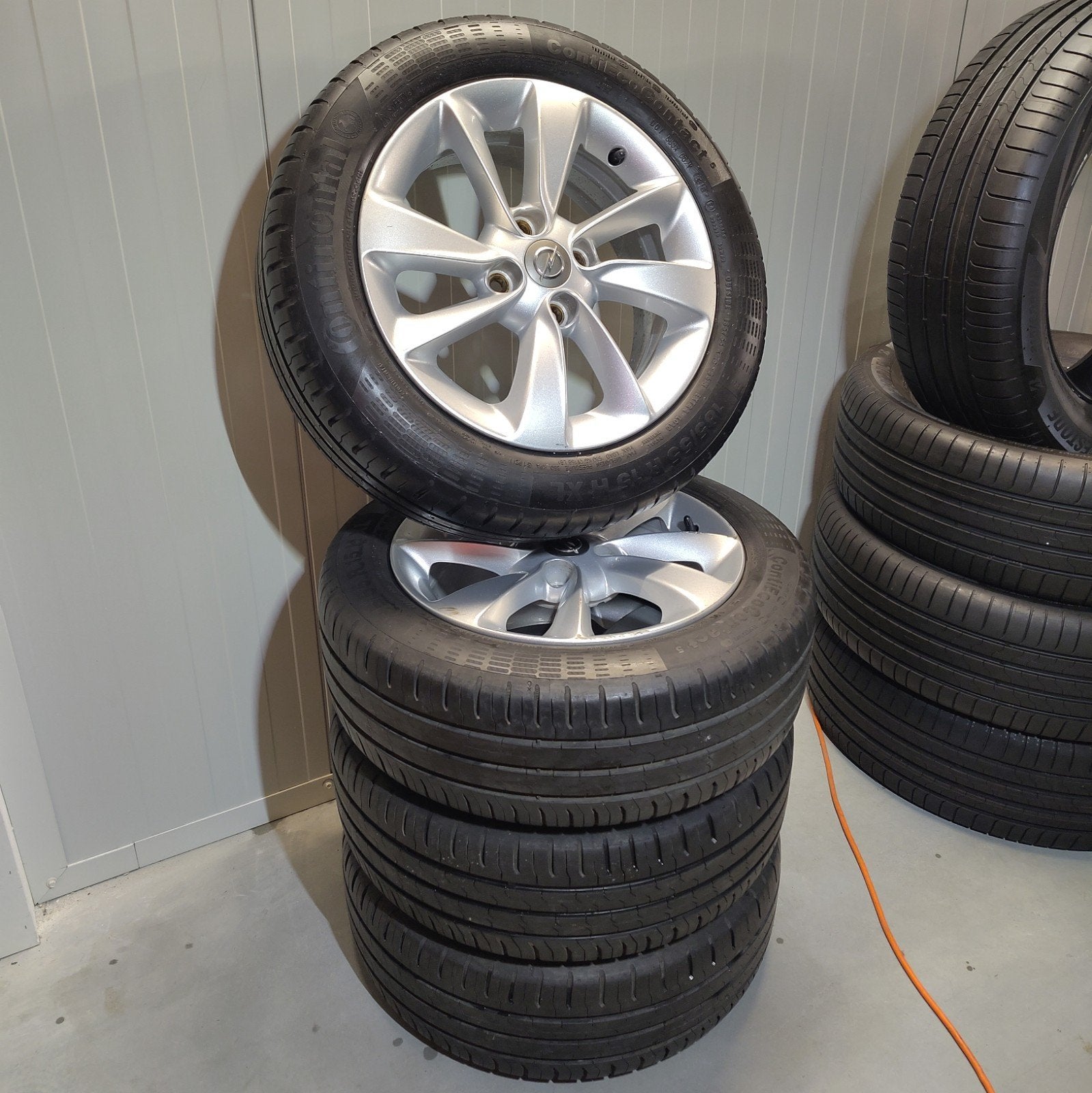 Opel Karol Velgen 15" Set 6x15 ET39, Gebruikt, 15 inch, Velg(en), Personenwagen