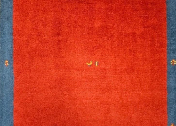 Handmade oosters wool Gabbeh carpet modern 25x304cm, Gabbeh, India, 200 cm of meer, Rechthoekig