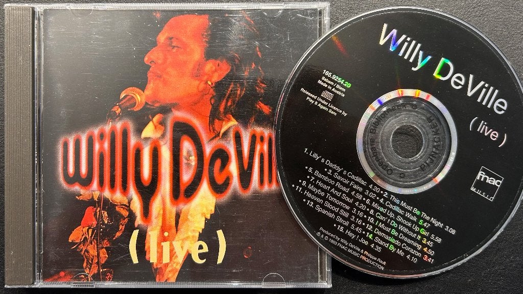 WILLY DEVILLE - (Live) ( CD ), Ophalen of Verzenden, Zo goed als nieuw, Classic Rock