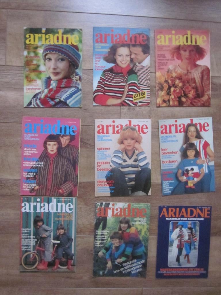 Ariadne Maandblad voor Handwerken 1976 3 stuks, Boeken, Ophalen of Verzenden, Zo goed als nieuw, Damesbladen