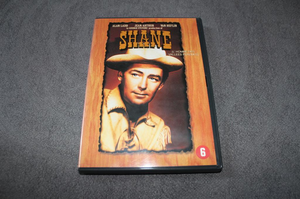 DVD Shane, Cd's en Dvd's, Dvd's | Klassiekers, Gebruikt, Ophalen of Verzenden, Actie en Avontuur, 1940 tot 1960