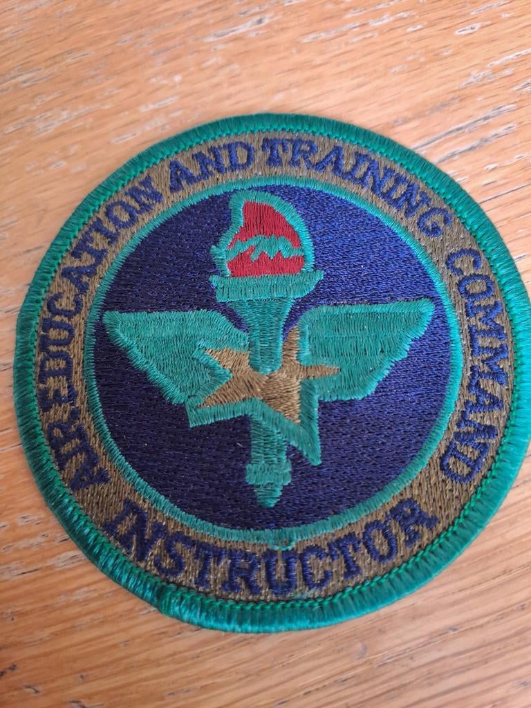 Vintage US Air Force Instructor Patch, Ophalen, Onbekend, Onbekend, Onbekend