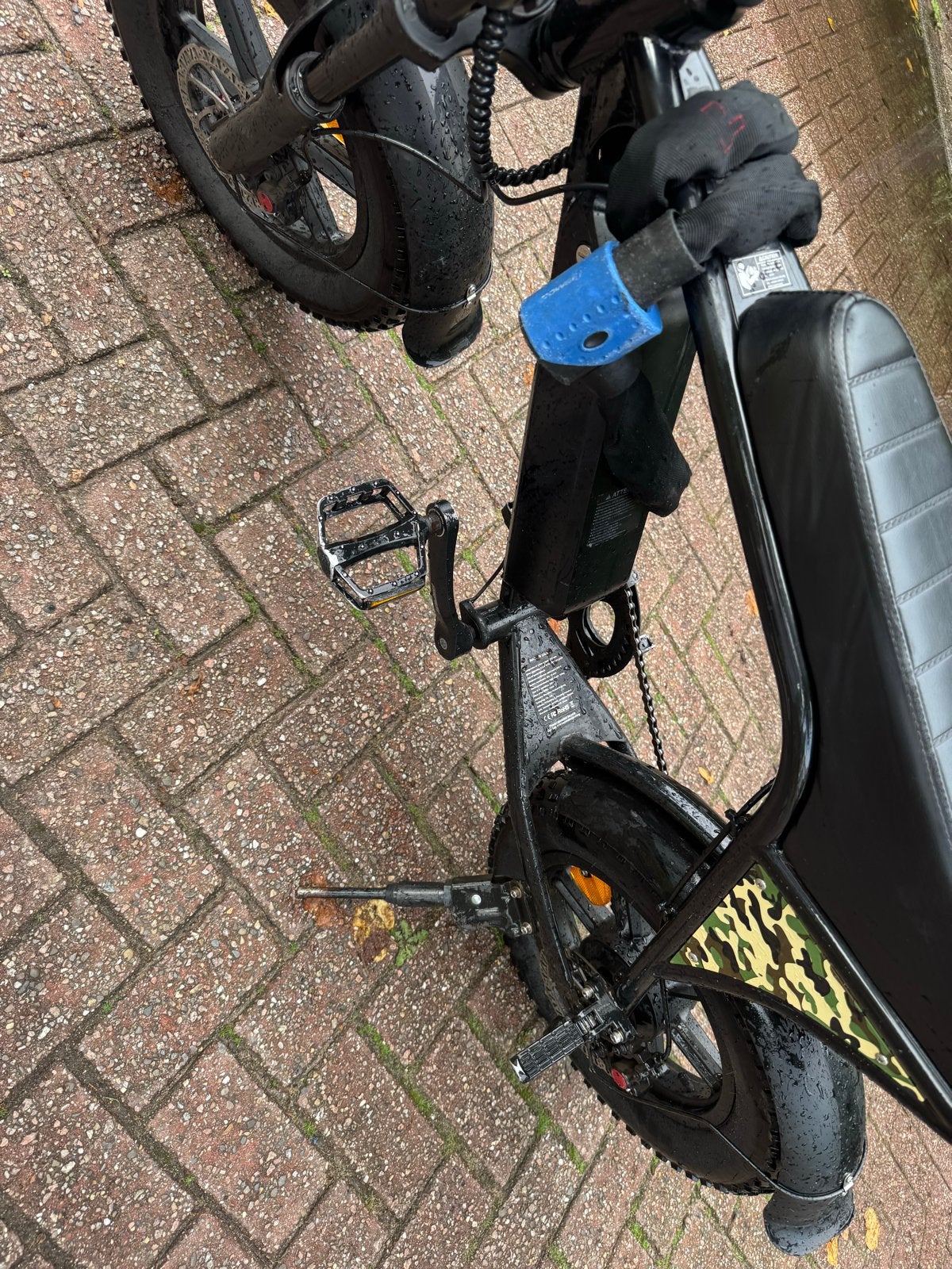 C80 mini fatbike  met alarm, slot, accu en lader - error 07, Zo goed als nieuw, 47 tot 51 cm, 30 tot 50 km per accu, Ophalen