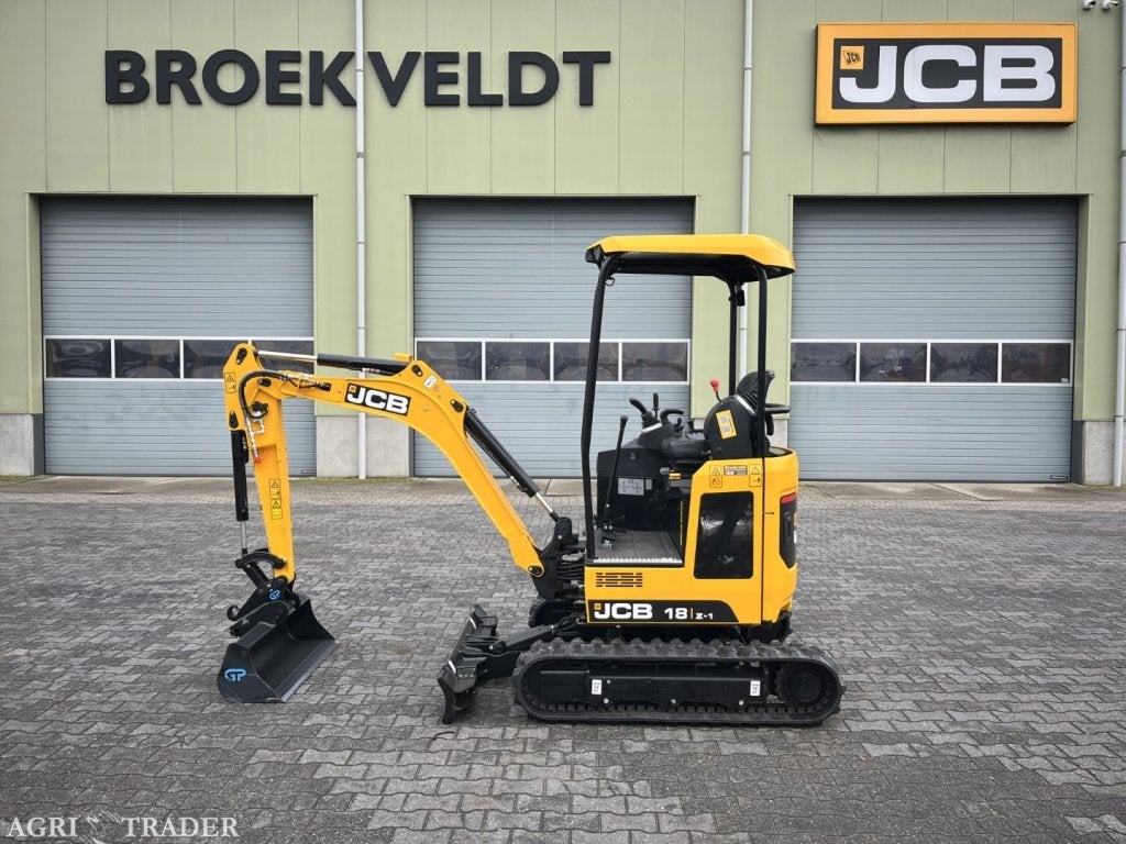 JCB 18Z-1 Canopy Pro minigraafmachine, Zakelijke goederen, Machines en Bouw | Kranen en Graafmachines, -, Niet opgegeven, Ophalen of Verzenden