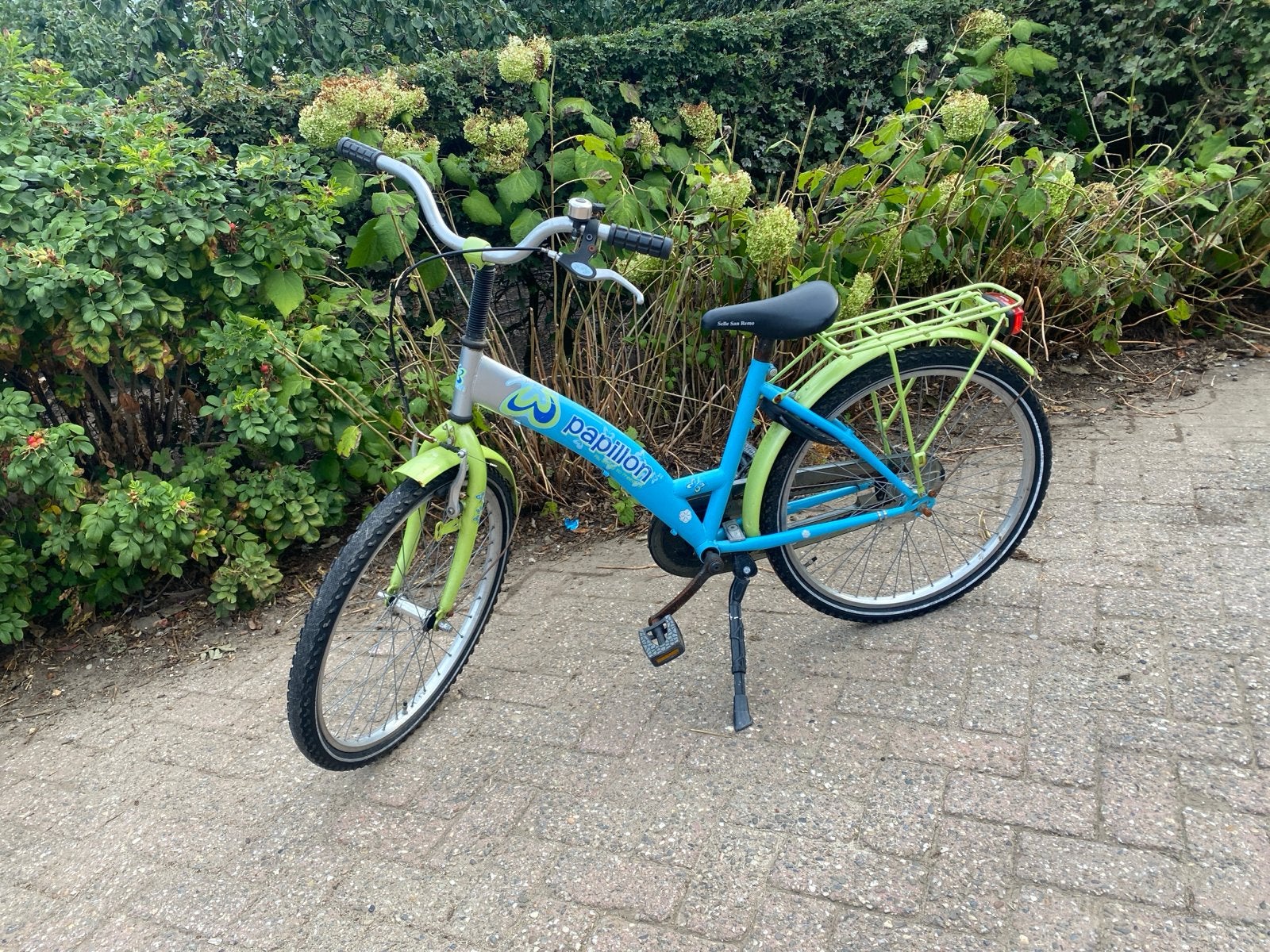 Papillion kinderfiets - Goede staat, verlichting nakijken, Fietsen en Brommers, Ophalen, Gebruikt, Velgrem, Handrem