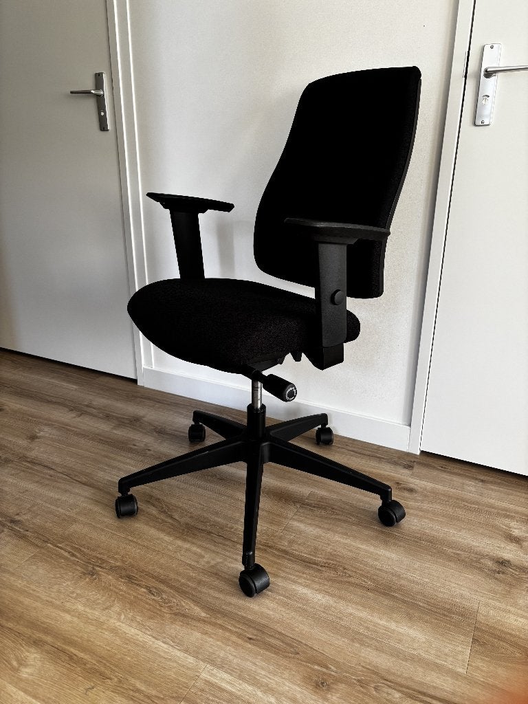Ergonomische Bureaustoel se7en LX151 Interstuhl, Huis en Inrichting, Bureaustoelen, Ophalen, Gebruikt, Zwart, Bureaustoel
