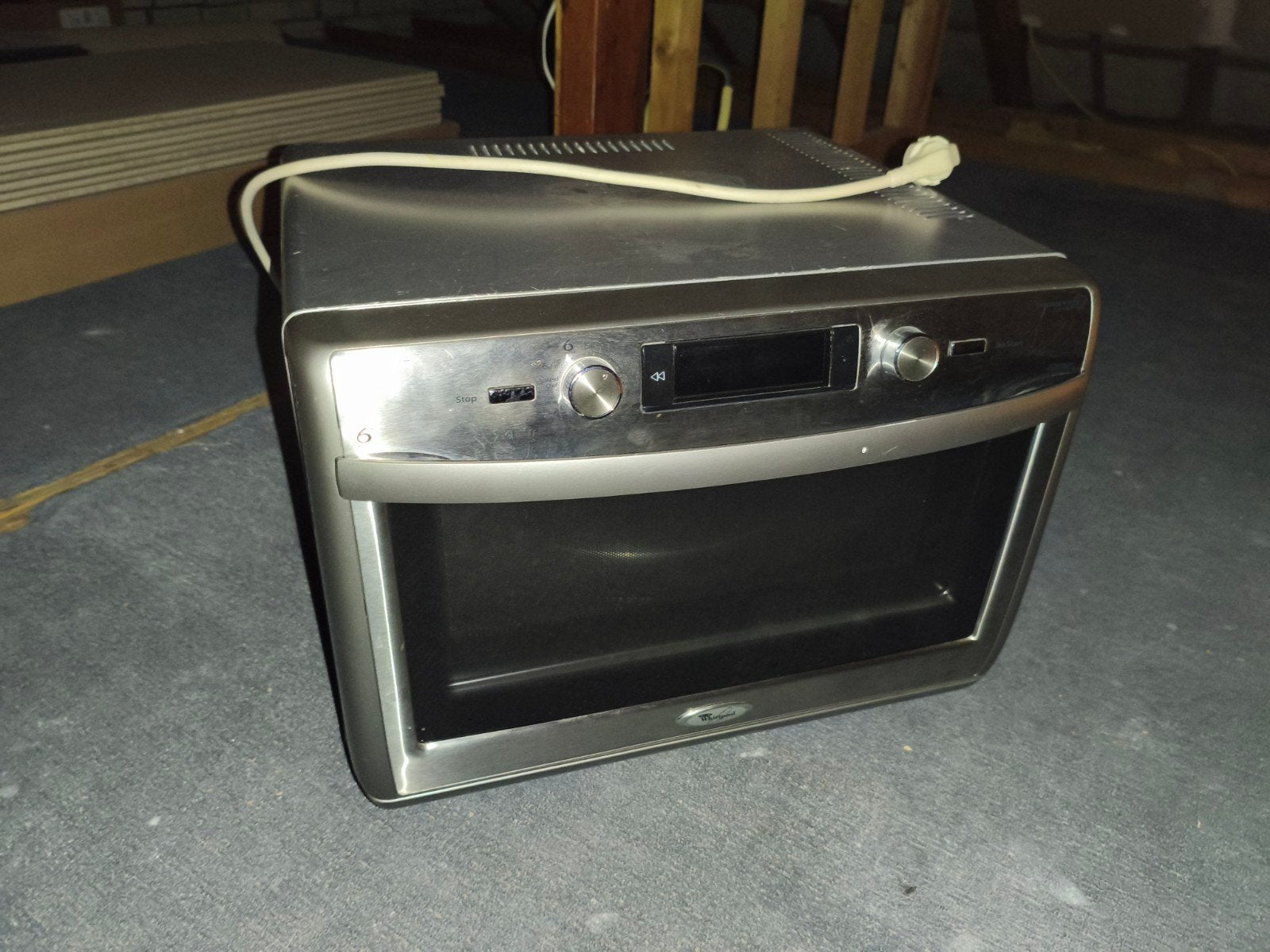 Whirlpool JT379 combimagnetron, Witgoed en Apparatuur, Ophalen, Whirlpool, Gebruikt, Combi-oven