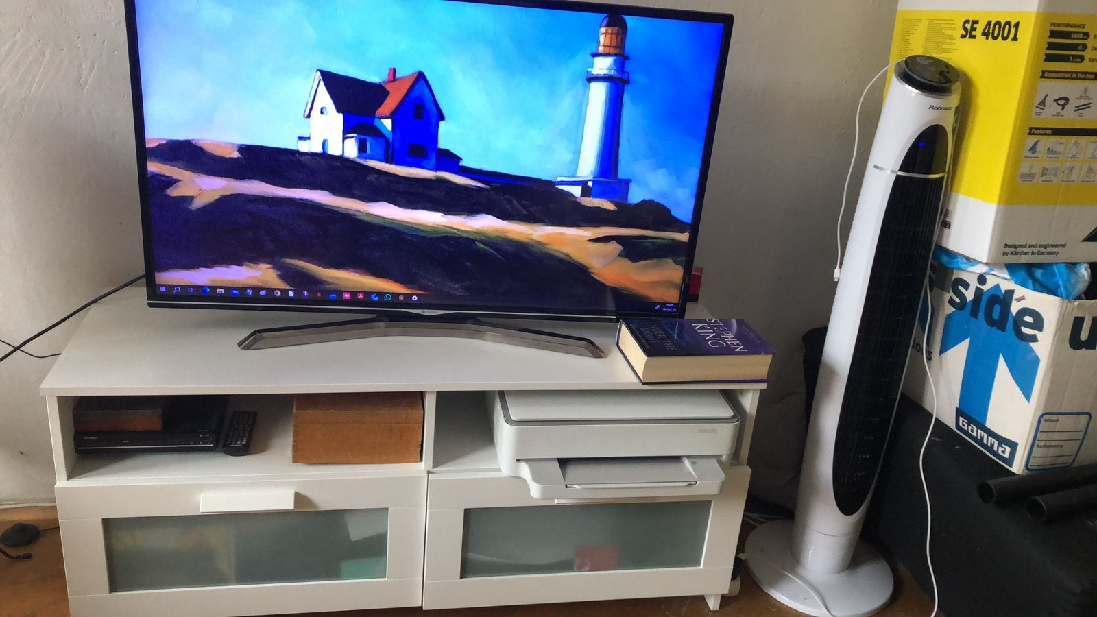 TV kast, Ophalen, Gebruikt, 25 tot 50 cm, 100 tot 150 cm
