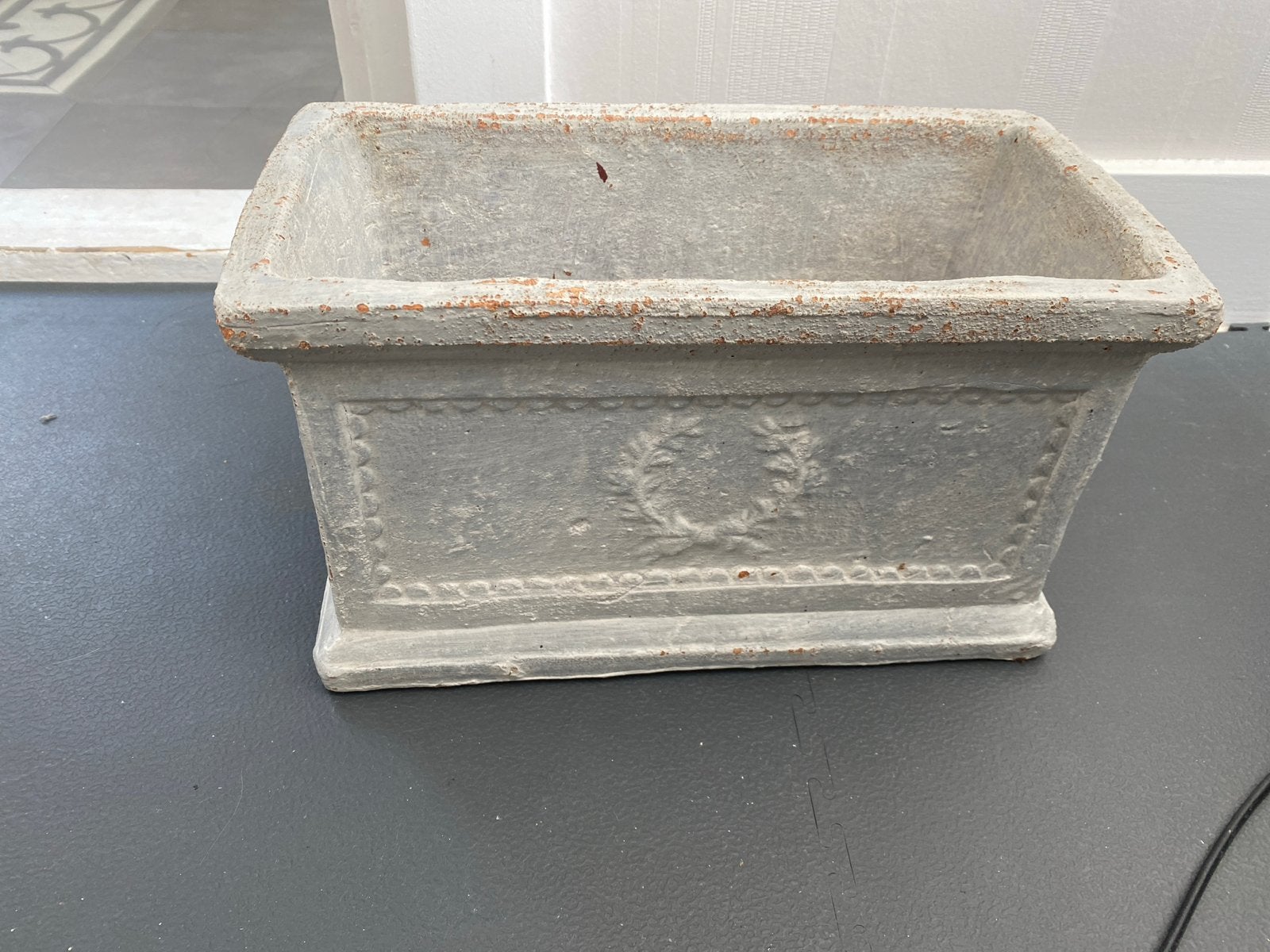 Decoratieve bloembak 36x18x20 cm - Alleen afhalen, Tuin en Terras, Gebruikt, Minder dan 30 cm, Minder dan 60 cm, Ophalen of Verzenden