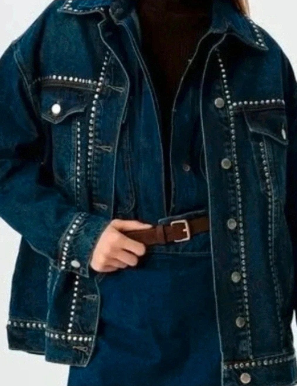 koton denim jas, Kleding | Dames, Verzenden, Zo goed als nieuw, Maat 42/44 (L), Blauw