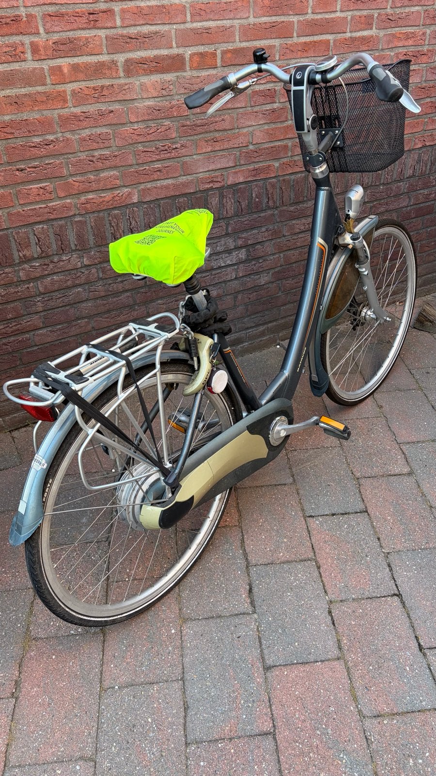 Batavus Padova Easy E-bike met mand en slot, Ophalen, Gebruikt, Batavus, 51 tot 55 cm