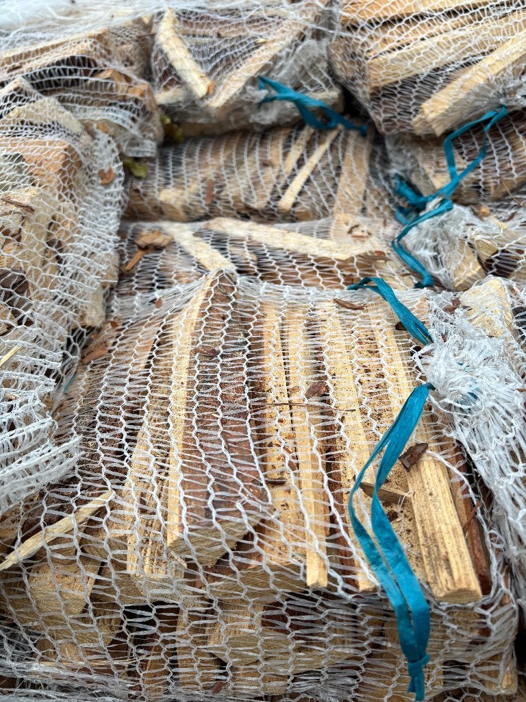 Aanmaakhout in zak - brandhout, kachelhout, haardhout, Minder dan 3 m³, Ophalen