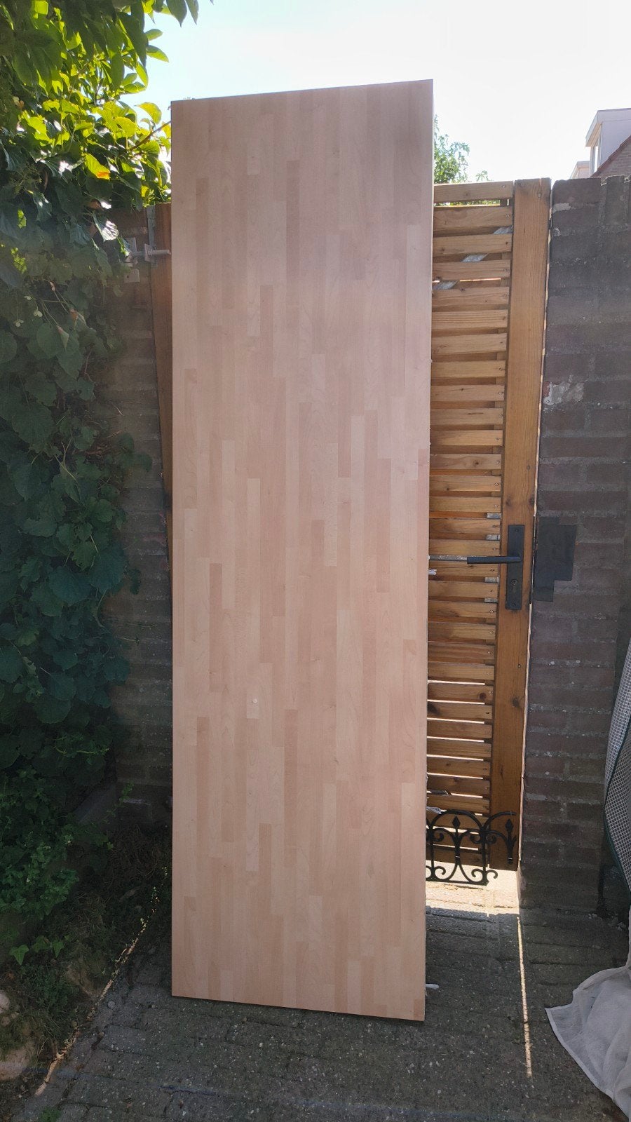 Bureablad 210x60 cm - ideaal voor thuiswerkplek, Ophalen, Gebruikt