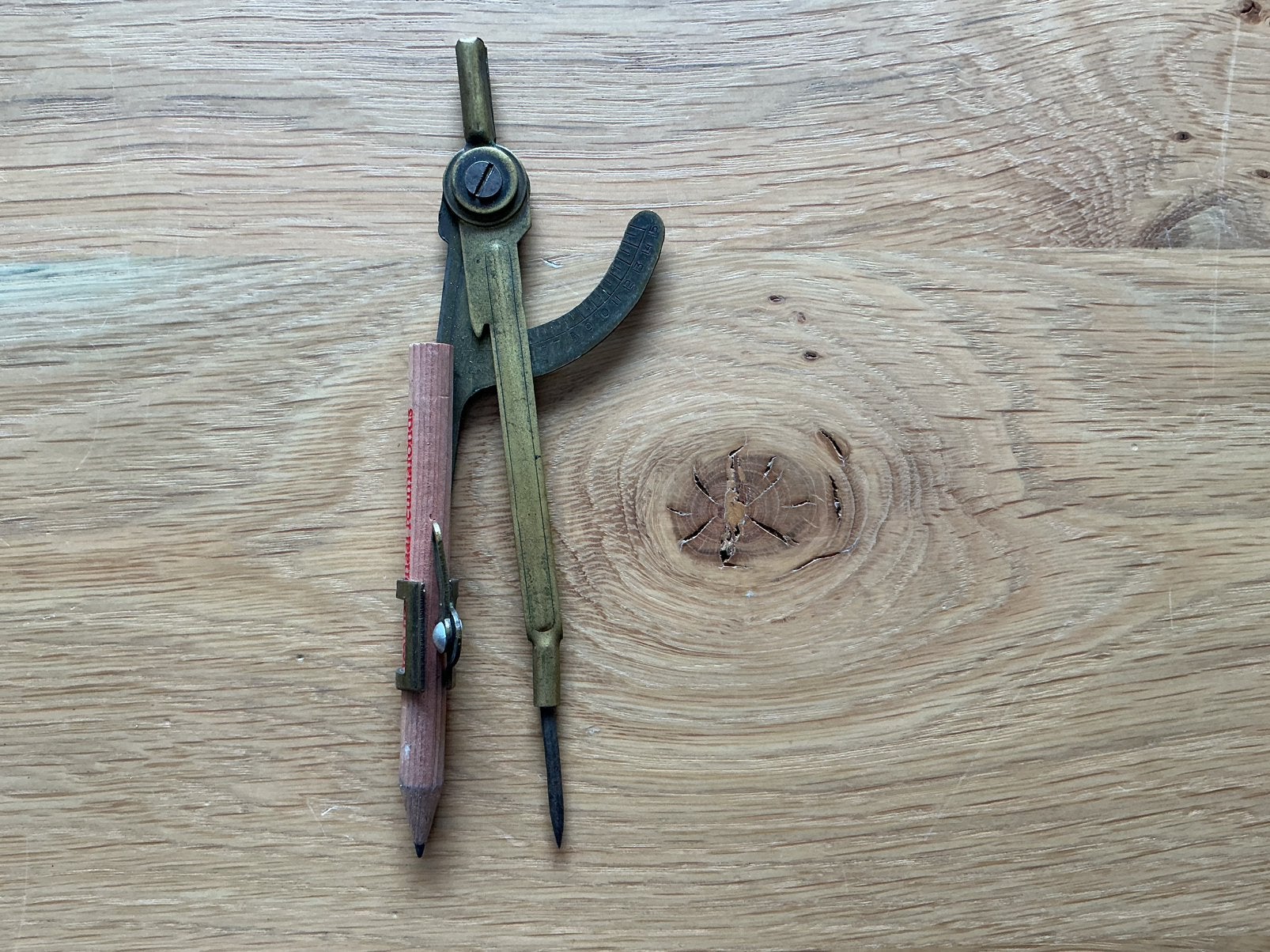 Oude passer messing., Ophalen of Verzenden, Overige typen