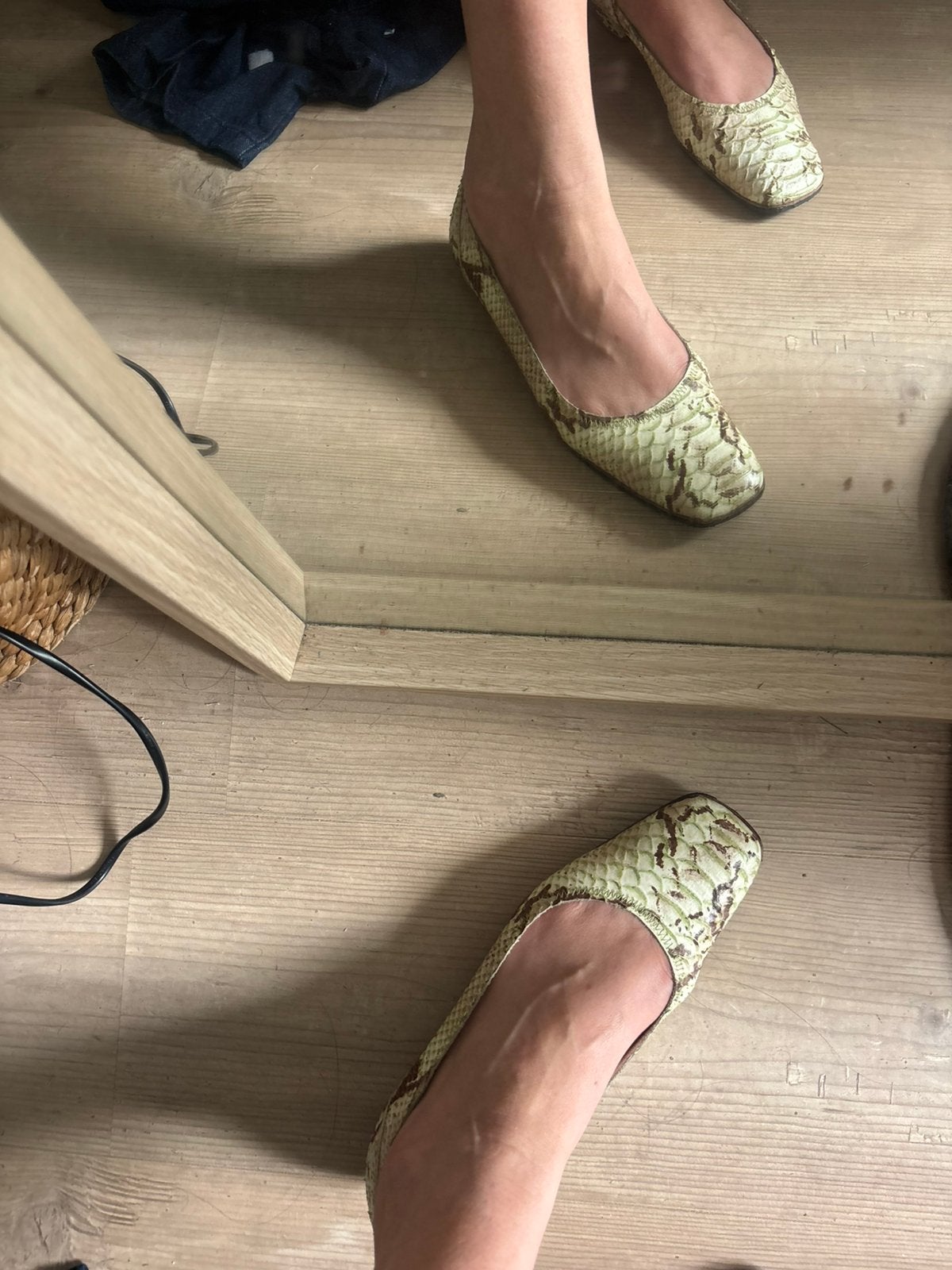 Leren ballerina’s Capparrini, Beige, Gedragen, Ballerina's, Ophalen of Verzenden