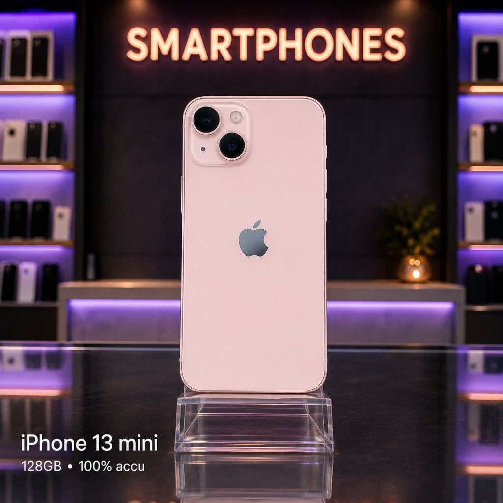 Foto 3 van iPhone 13 mini | 128GB | Roze | Accu 100% | Garantie