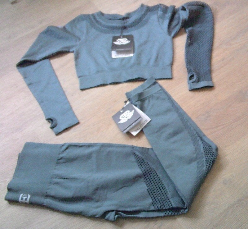 Engineered Life seamless Motus stormy Blue set M NIEUW, Maat 38/40 (M), Overige kleuren, Verzenden, Overige typen