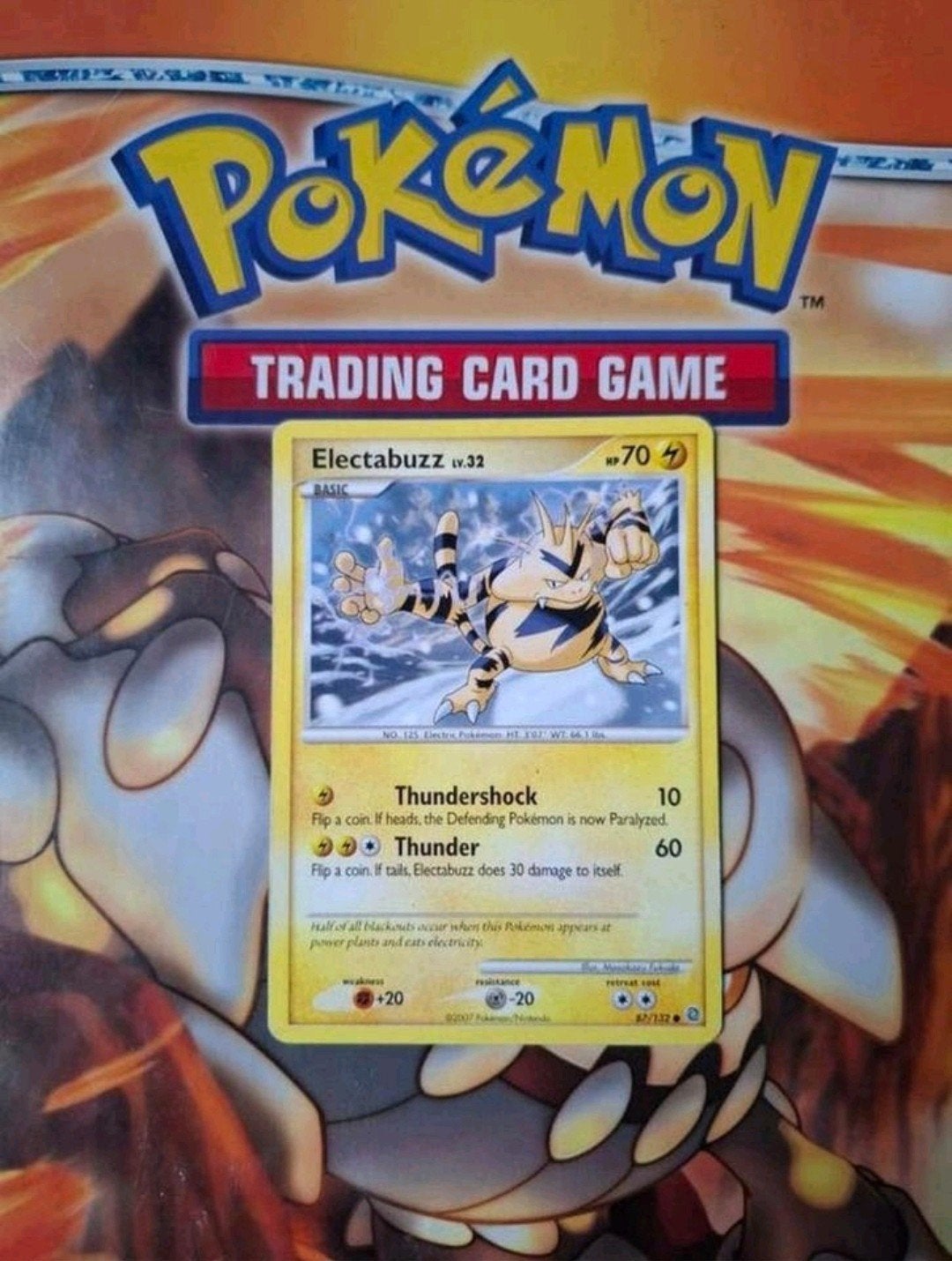 Electabuzz 87/132 Diamond&Pearl Secret Wonders pokemon kaart, Ophalen of Verzenden, Gebruikt, Losse kaart