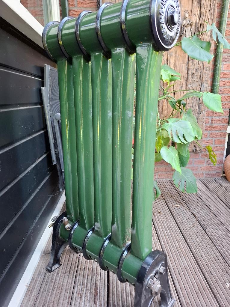 Vintage buis gaskachel, Ophalen