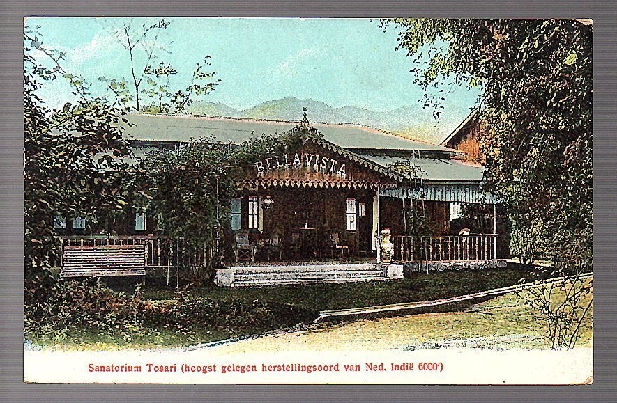 Ned Indië Sanatorium Tosari BELLAVISTA (herstellingsoord), Ophalen of Verzenden, Voor 1920, Frankrijk