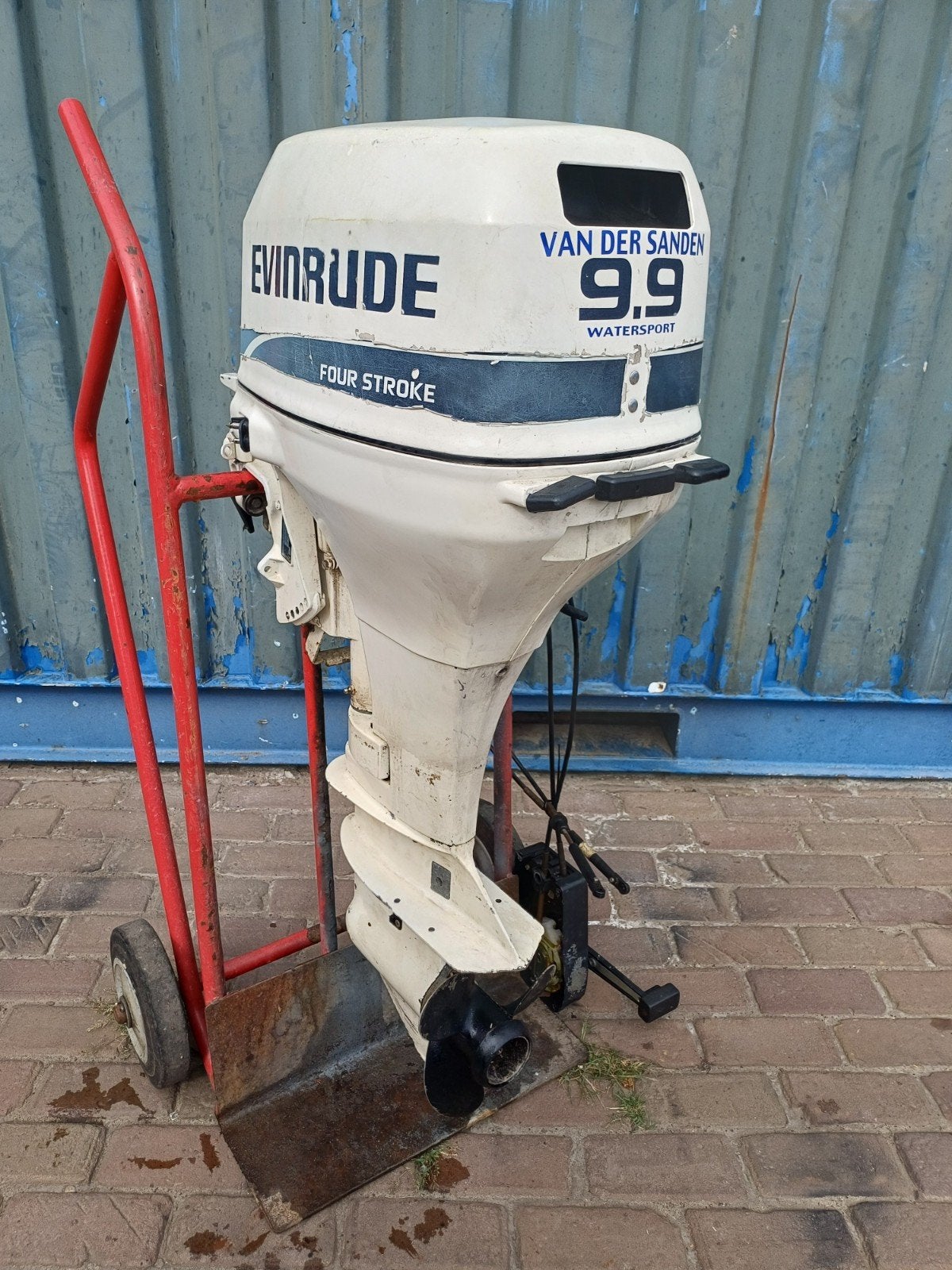 Evinrude 9.9 pk 4 takt kortstaart op afstandbediening, Watersport en Boten, Ophalen, Gebruikt, 5 tot 10 pk, Viertaktmotor