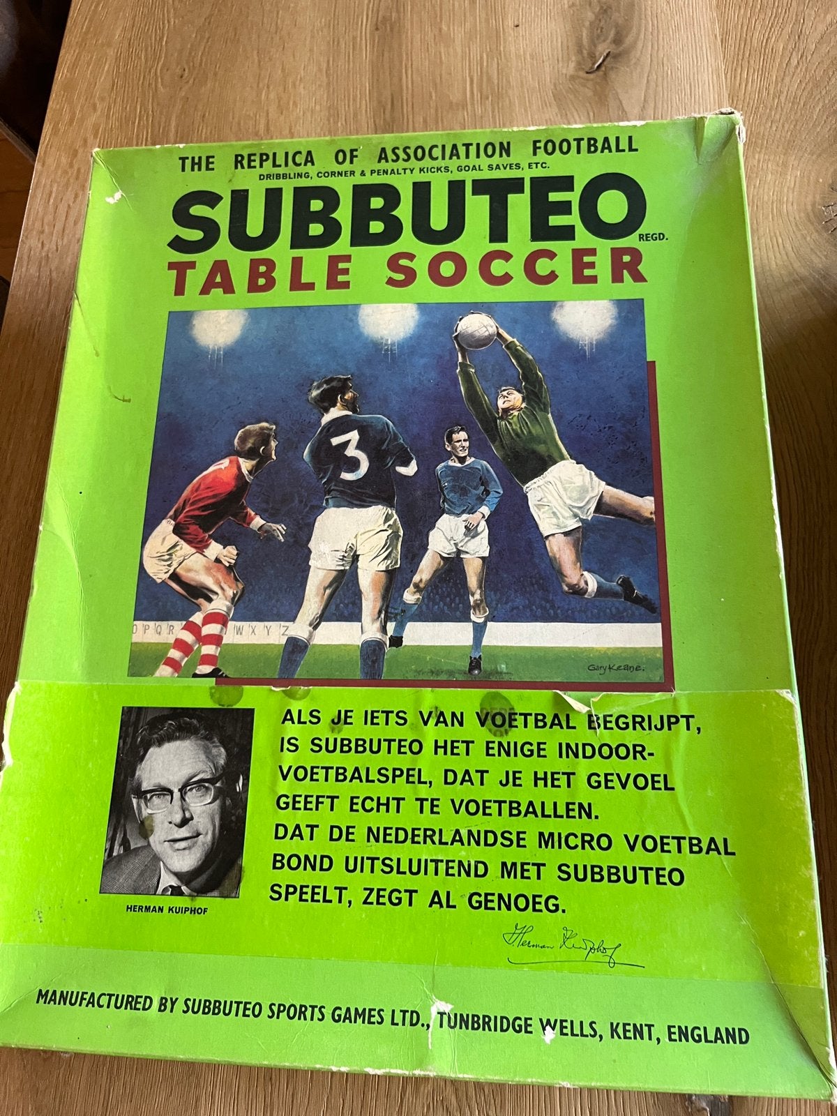 Subbuteo voetbalspel, Ophalen of Verzenden, Gebruikt