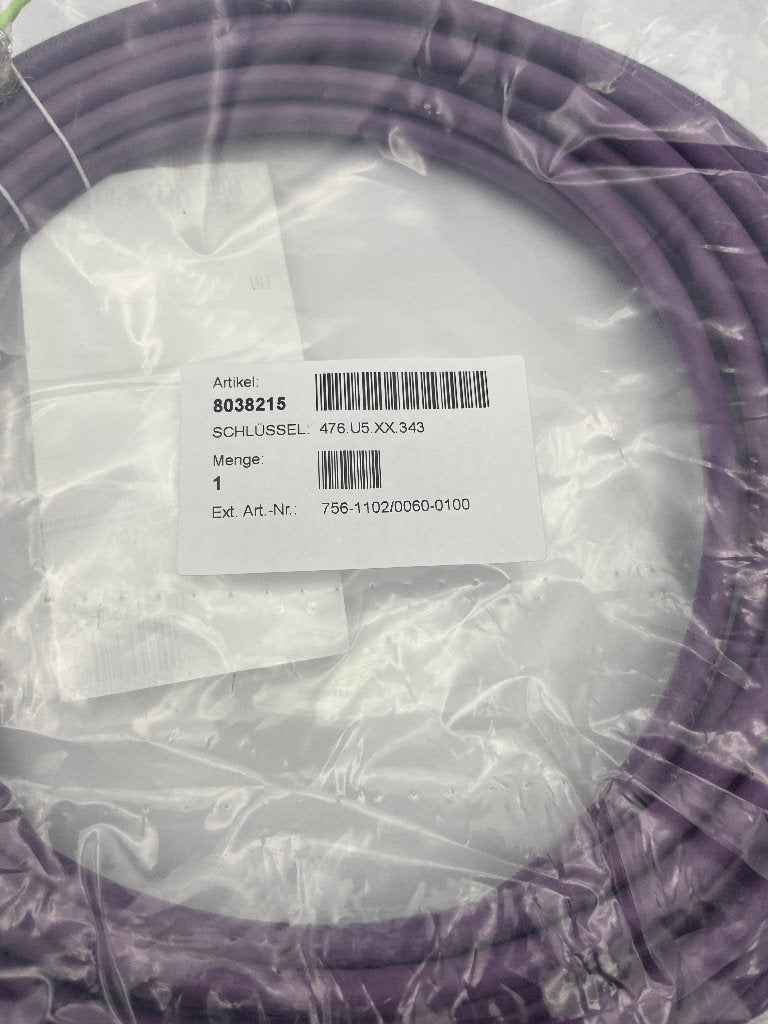 Wago 756-1102/060-100 Profibus Kabel 10m, Verzenden, Nieuw, Wago Nederland BV Postbus 2070, 7301 DB Apeldoorn info-nl@wago.com