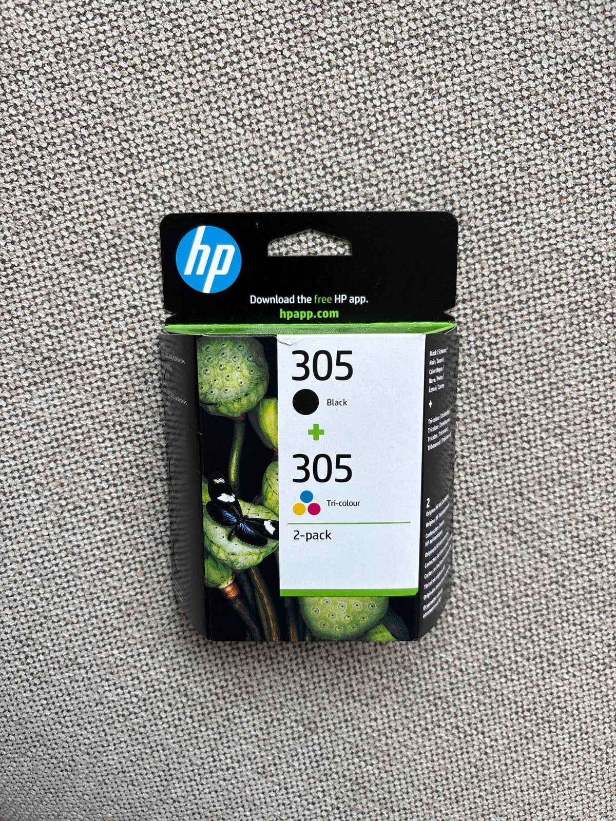 HP 305 Zwart + Driekleur Cartridge 2-pack - Ongeopend, Ophalen of Verzenden, Nieuw, Cartridge