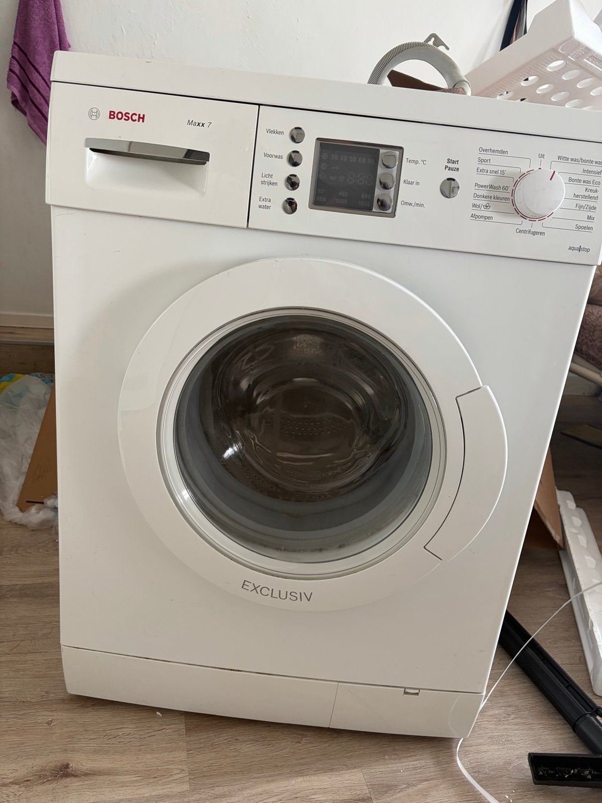 Bosch Maxx 7 Exclusiv Wasmachine - Goede Staat, Witgoed en Apparatuur, Ophalen, Gebruikt, 85 tot 90 cm, 1200 tot 1600 toeren