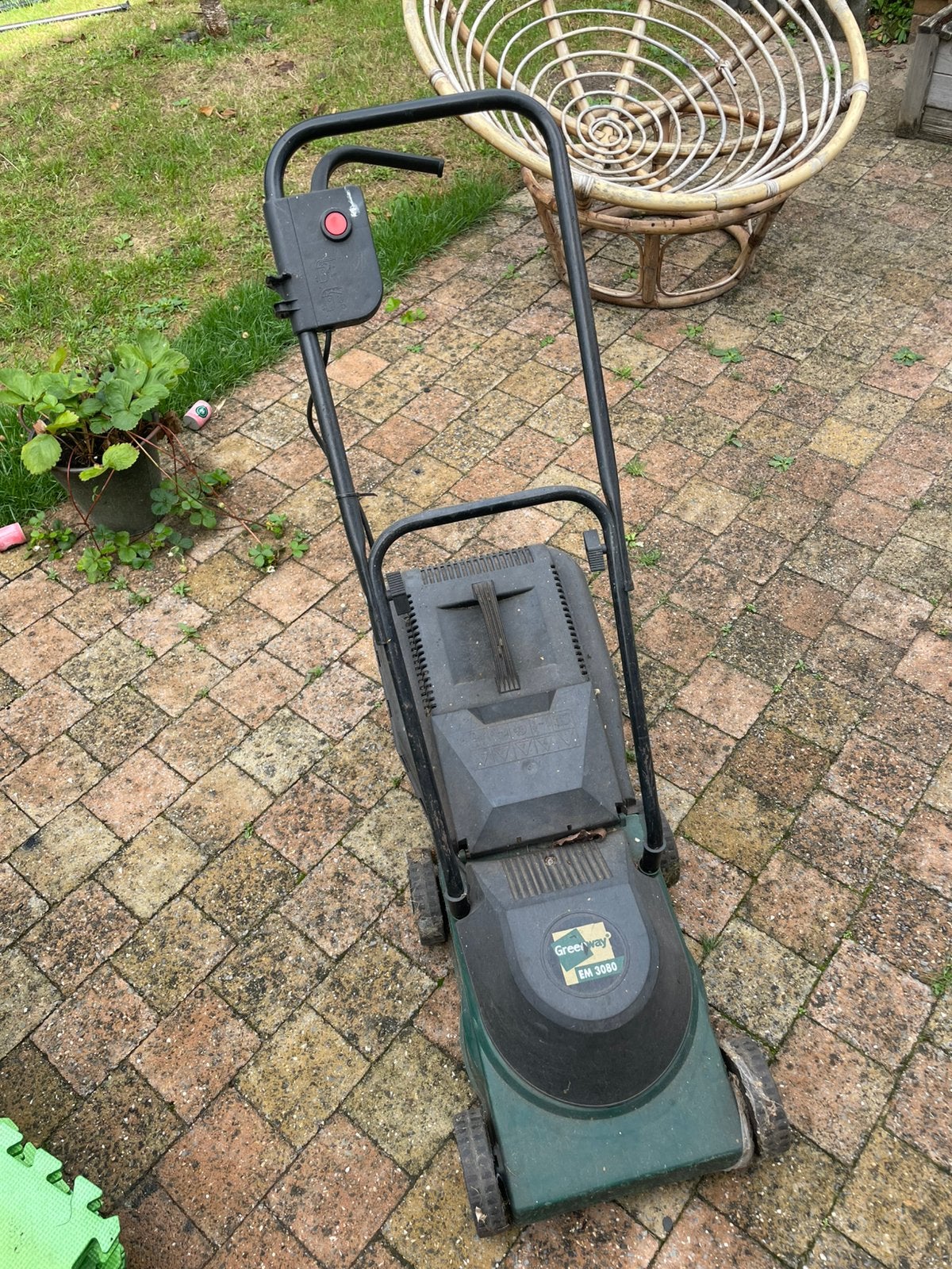 Elektrische grasmaaier VOOR NOPPES, Ophalen, Gebruikt